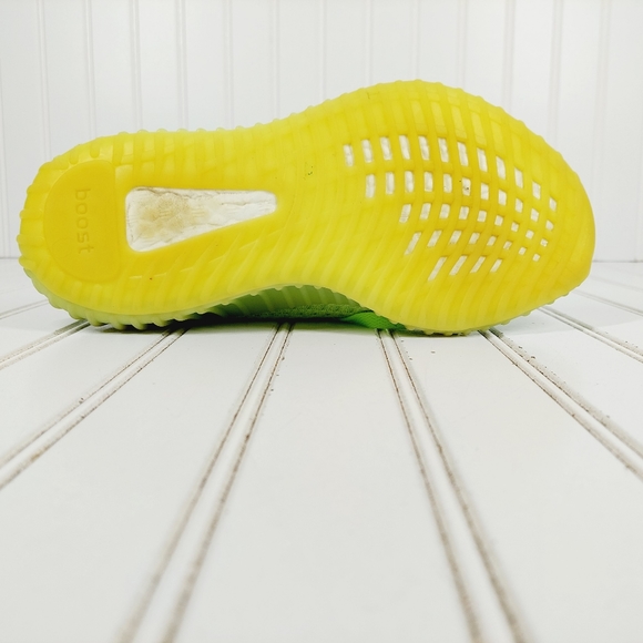 Adidas Yeezy Boost 350 V2 Glow Athletic Lace Up Sneakers F350 - Picture 10 of 11